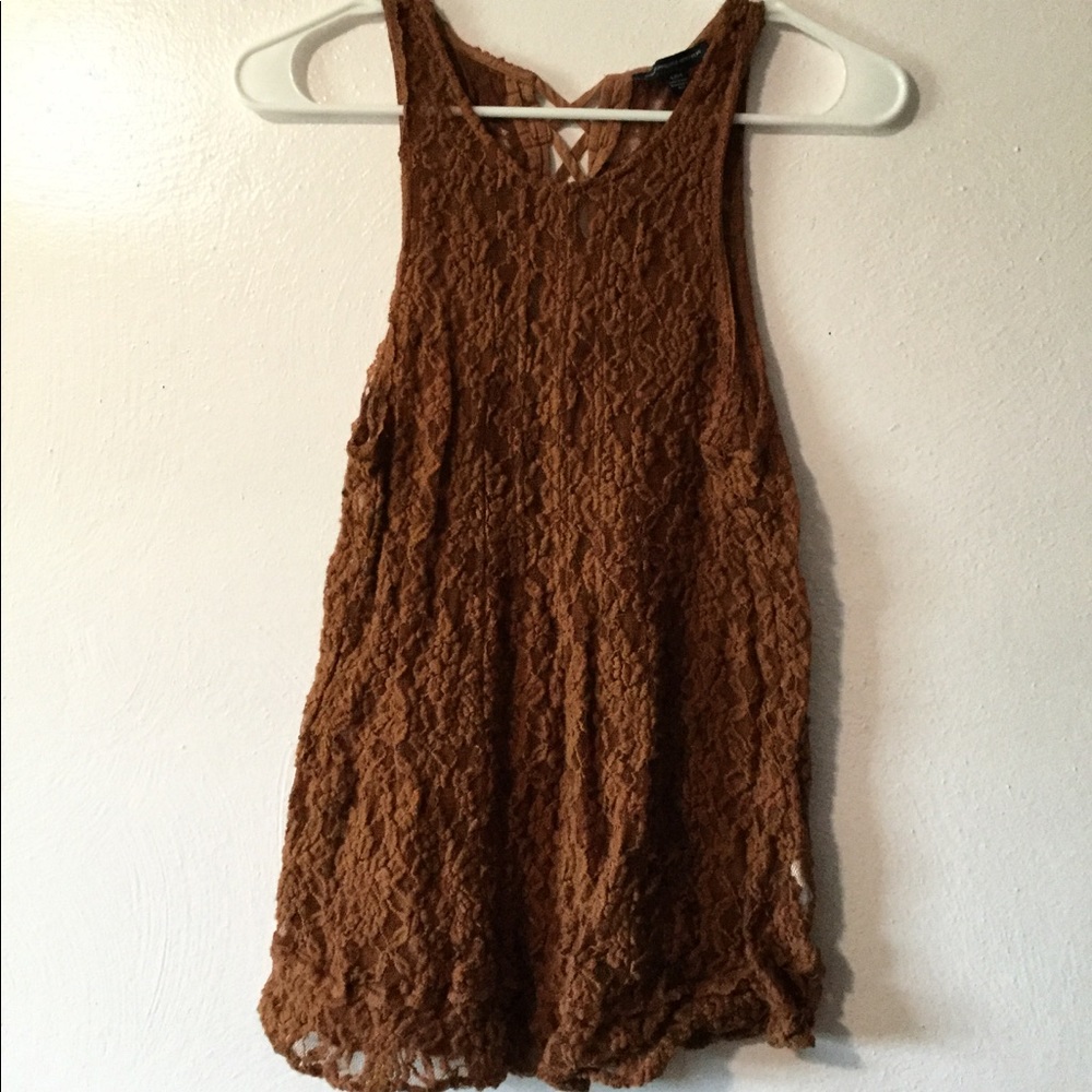 American Eagle Lace Tank L